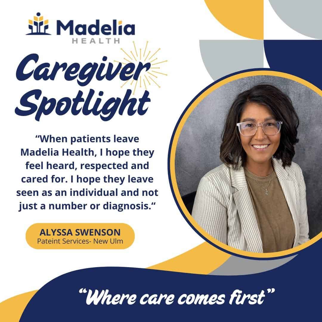 Caregiver Spotlight Alyssa - Madelia Health