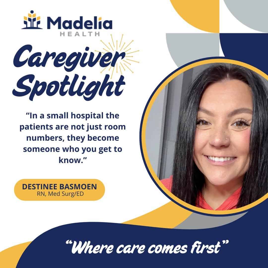 Caregiver Spotlight Destinee - Madelia Health