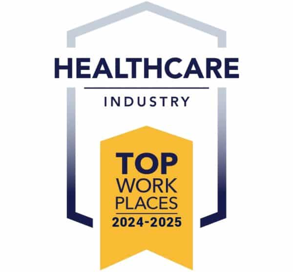 Minnesota Star Tribune Healthcare Top Workplaces award 2024-2025 icon.
