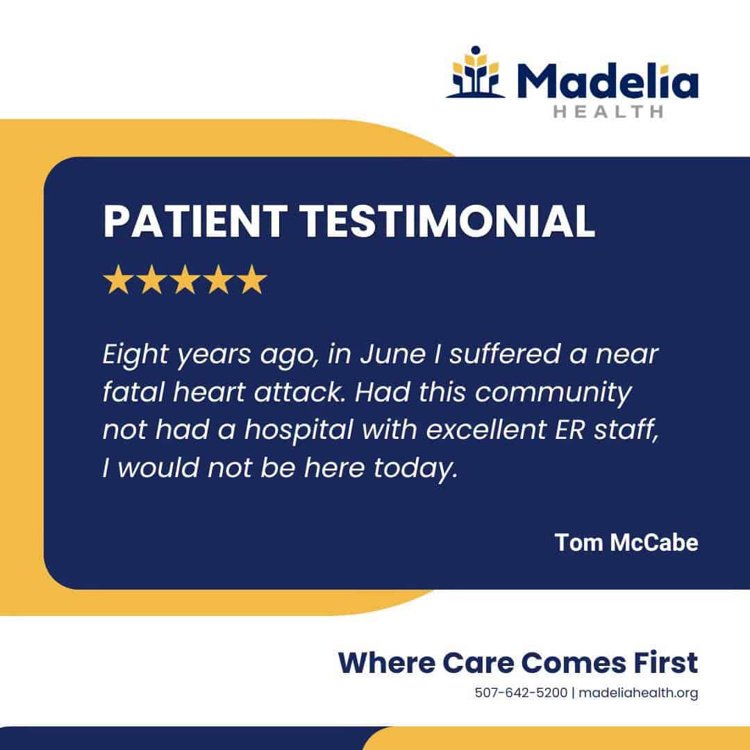 Testimonial Tom McCabe - Madelia Health