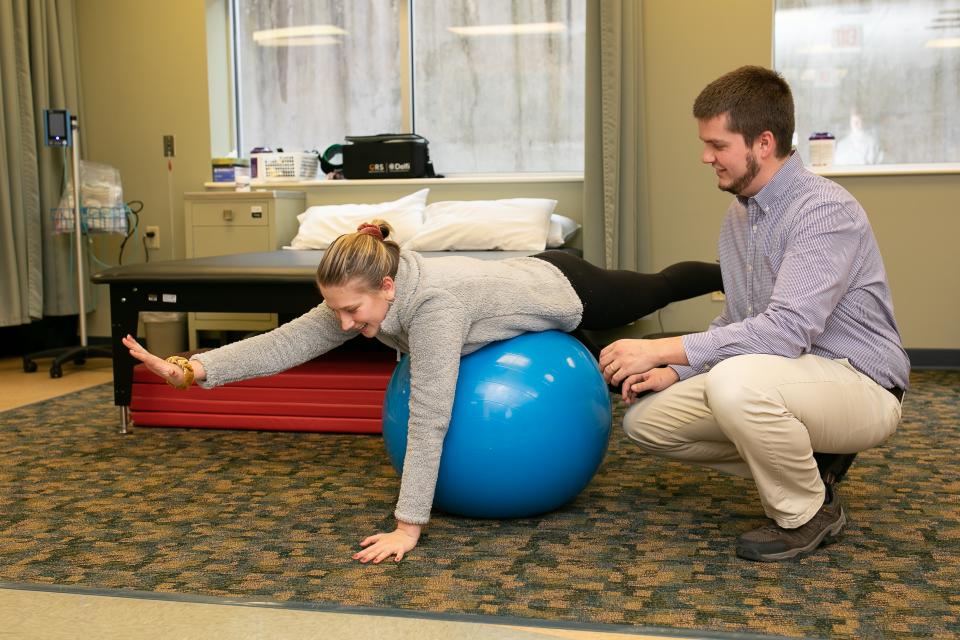 Physical Therapy with a Therapy Ball
