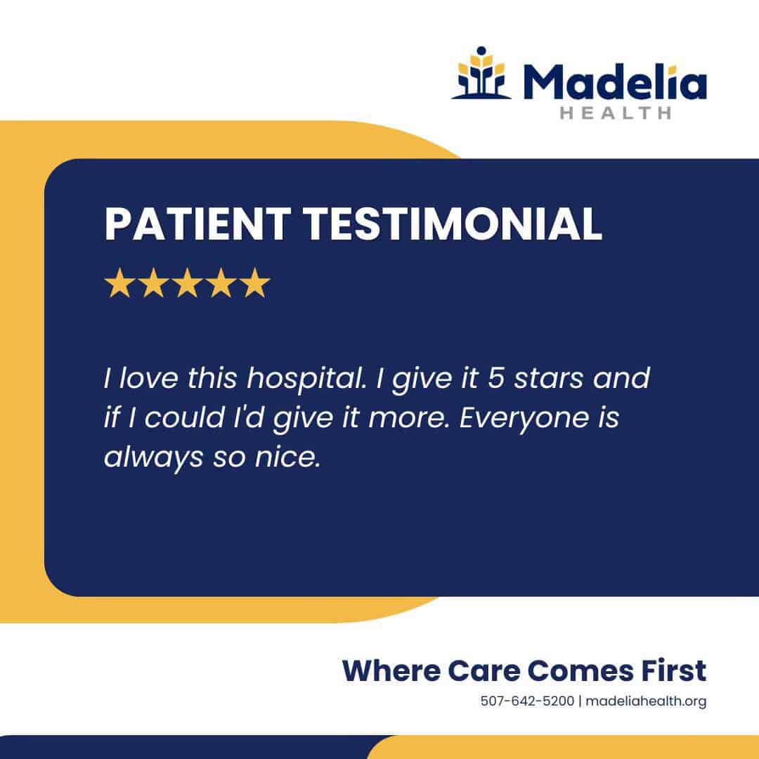 testimonial 6 - Madelia Health